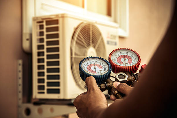 Professional Hvac Maintenance technician working in Harrison, MI